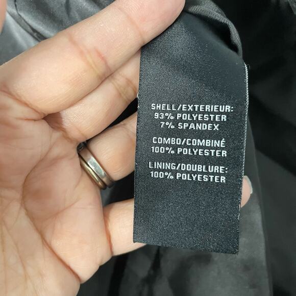 Bagatelle Floral Blazer Womens Size L Black Gold Metallic Flower Pattern Jacket - Picture 5 of 9